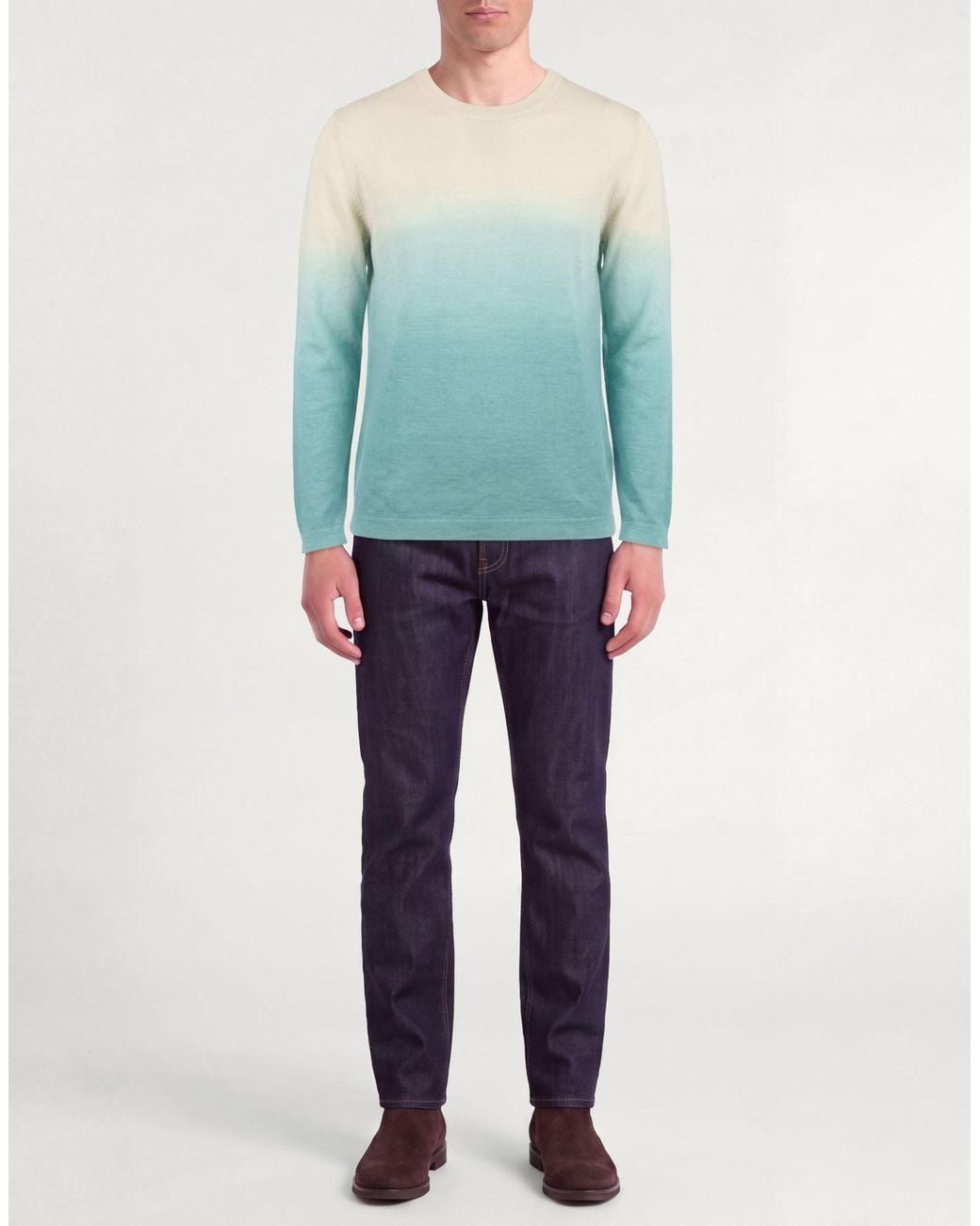 Moorer Blue Sweaters for men