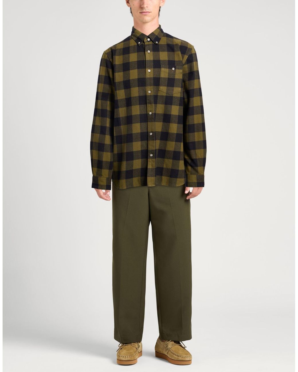 Camisa Woolrich de hombre de color Green