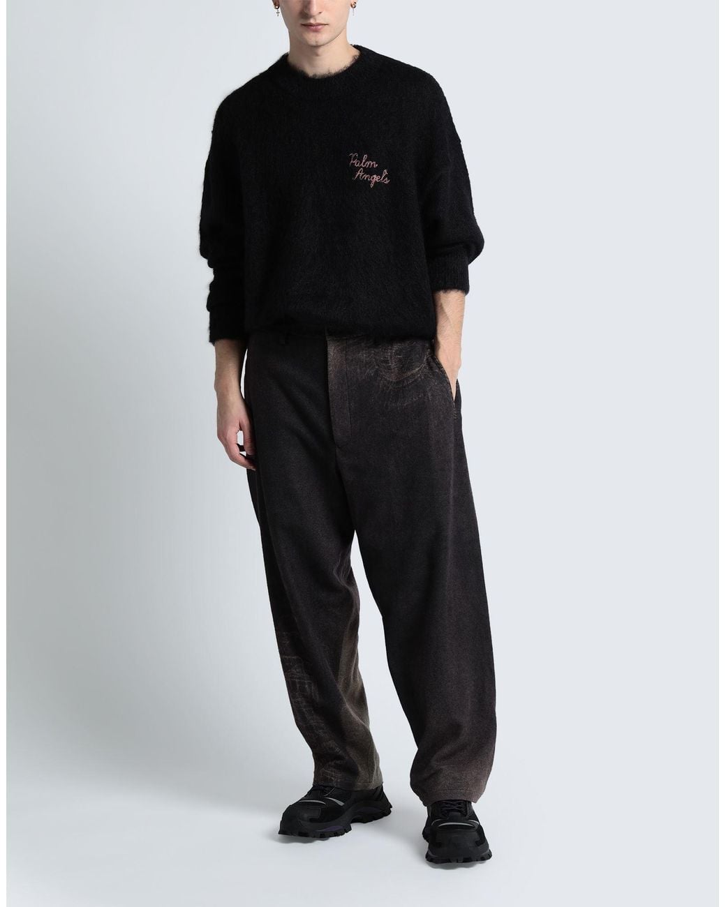 Palm Angels Blue Jumper for men
