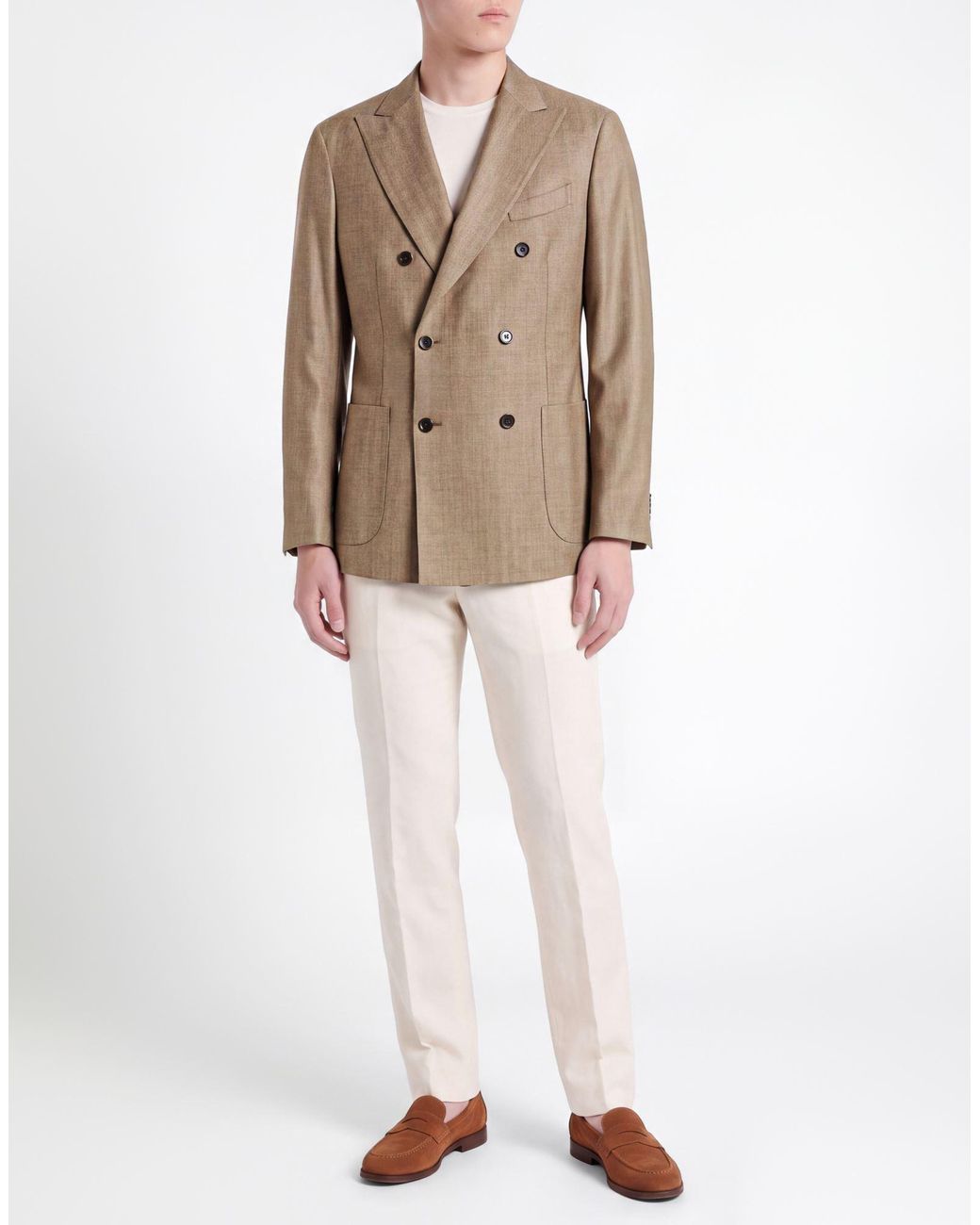 Boglioli Brown Blazer Virgin Wool for men