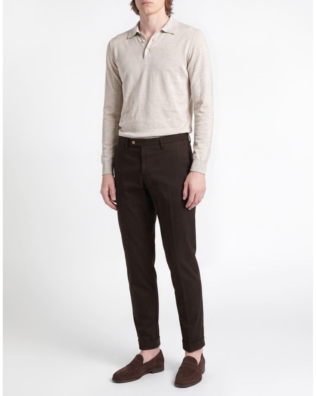 Michael Coal Black Trouser for men
