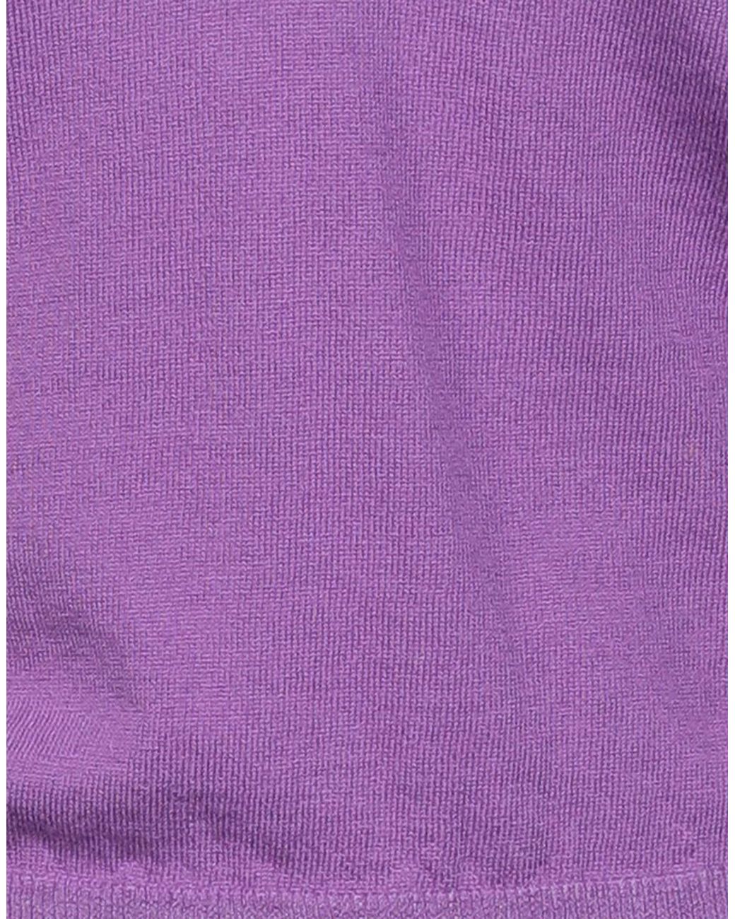Fred Perry Wool Jumper in Light Purple 