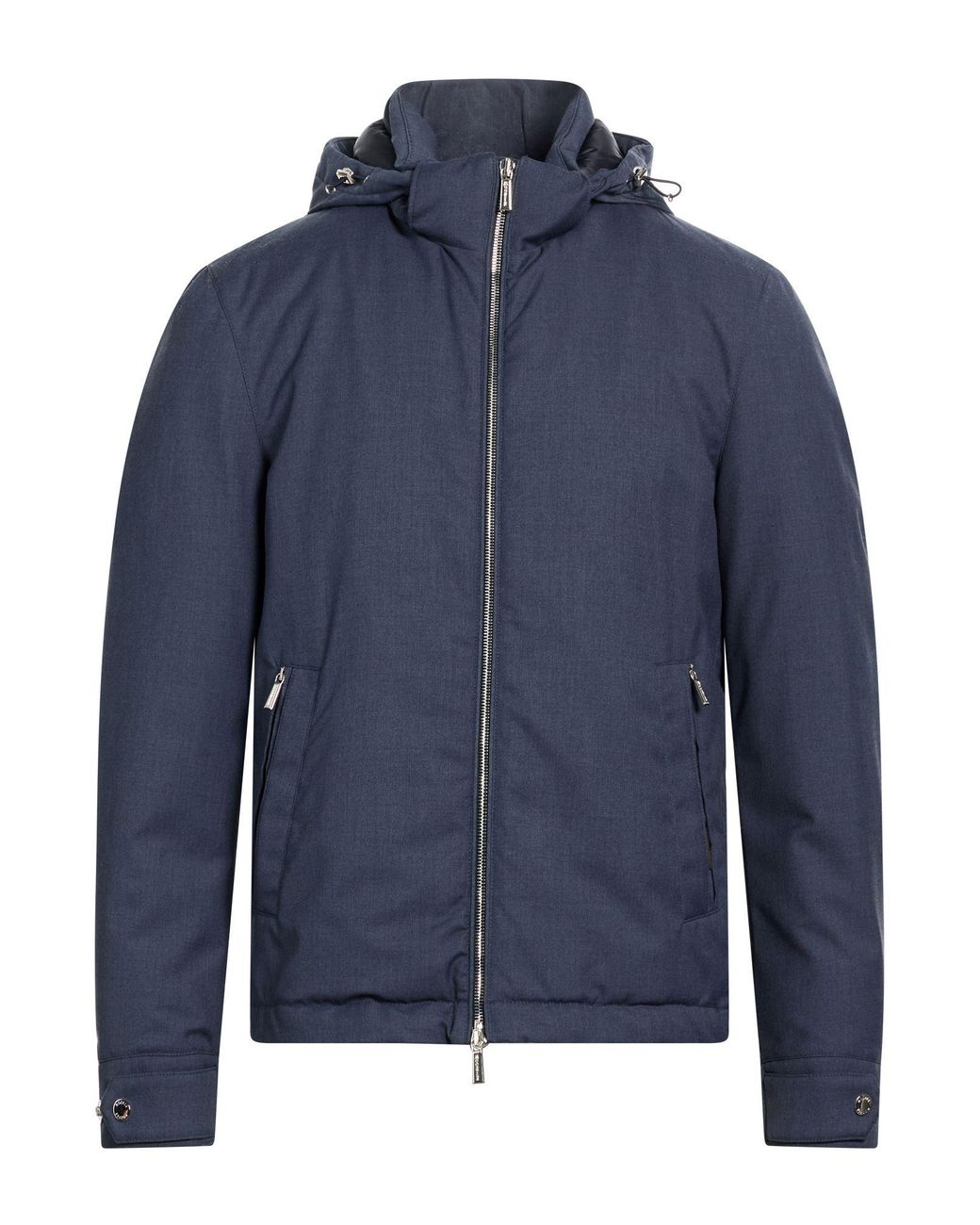 Moorer Blue Puffer Polyester, Viscose for men