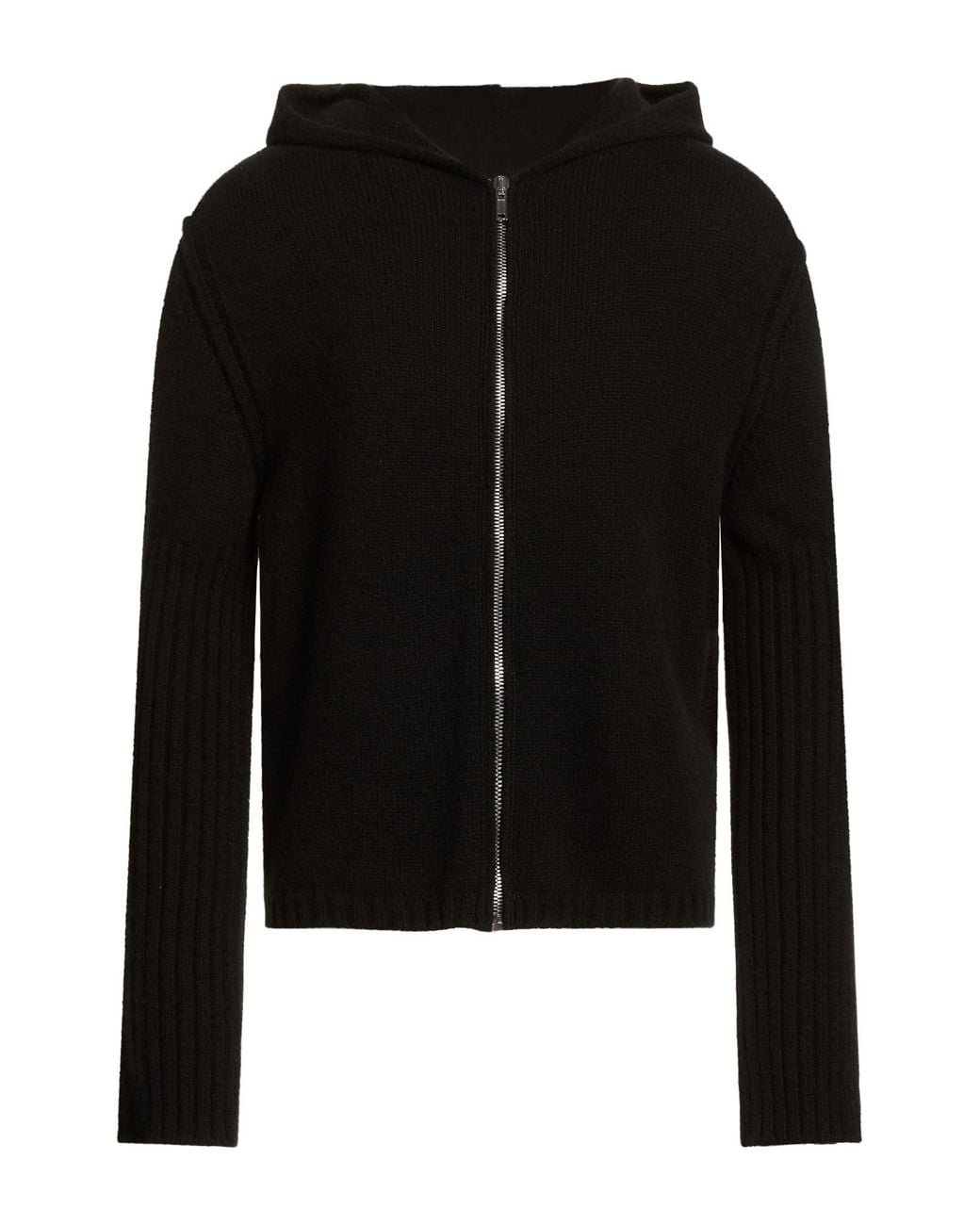 Rick Owens Black Cardigan Cashmere for men