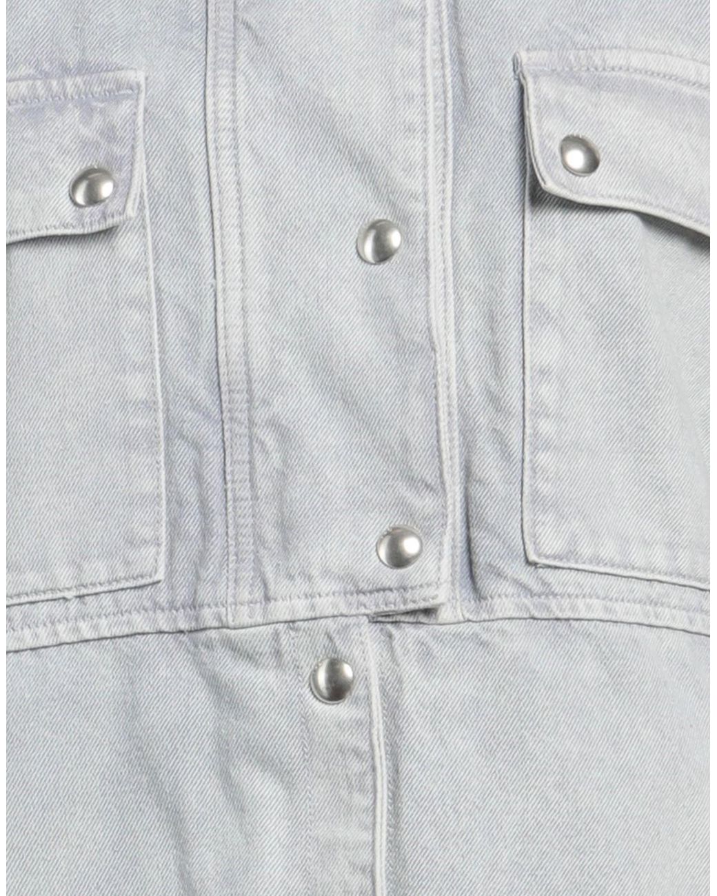 IRO Gray Denim Outerwear Cotton