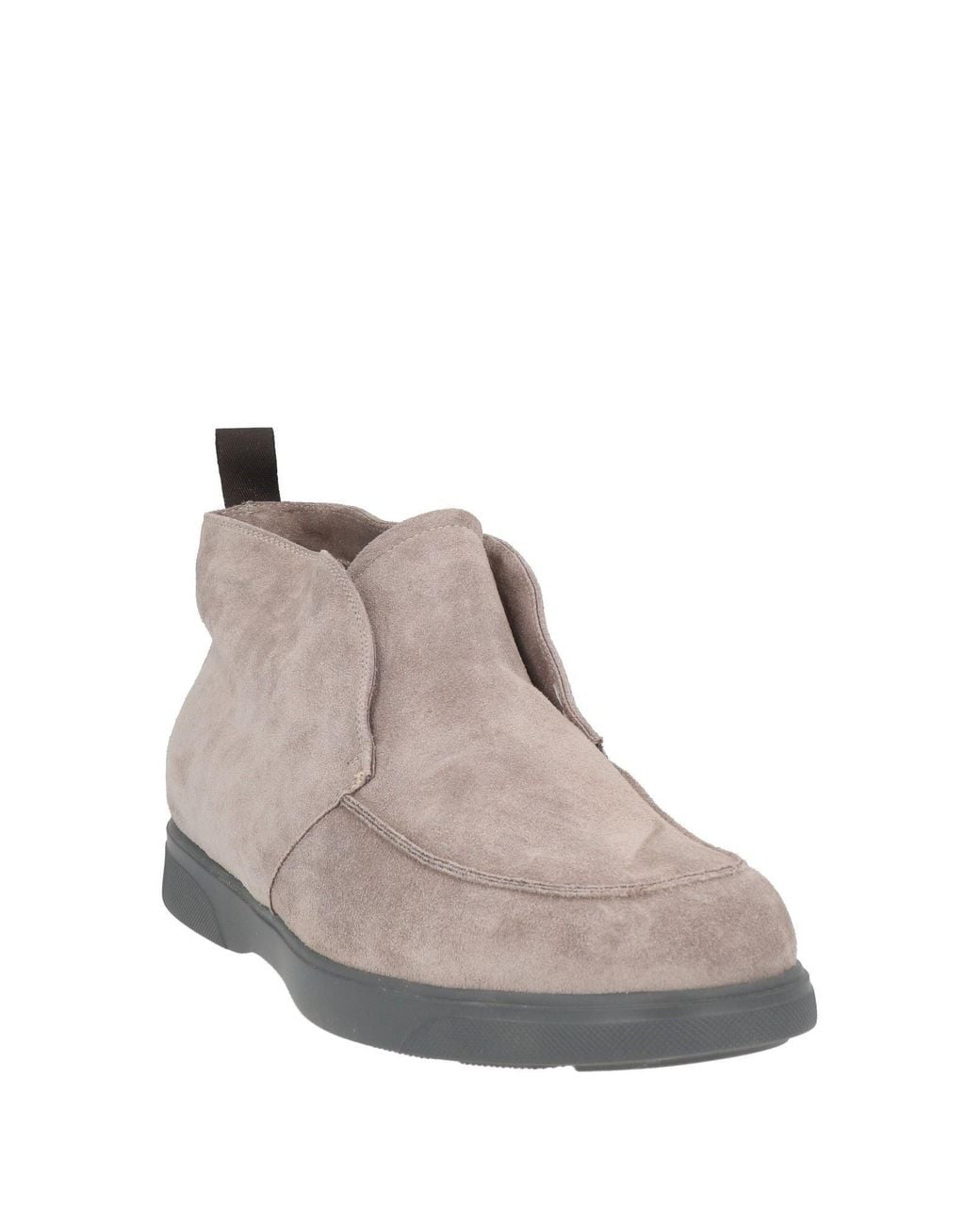 Baldinini Gray Ankle Boots Leather for men