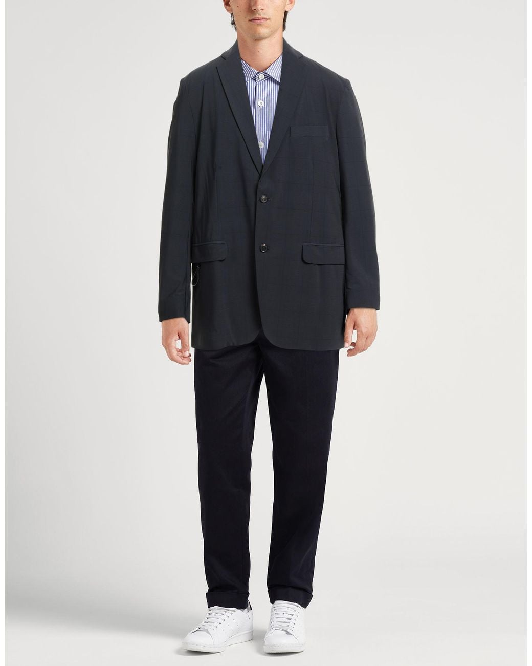 Rrd Blue Midnight Blazer Polyamide, Elastane for men