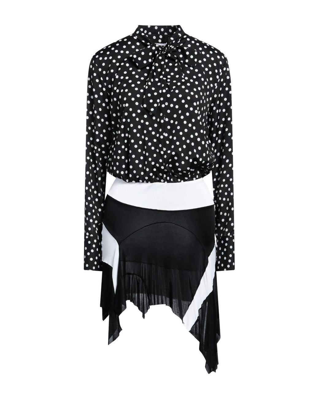 MSGM Black Mini Dress