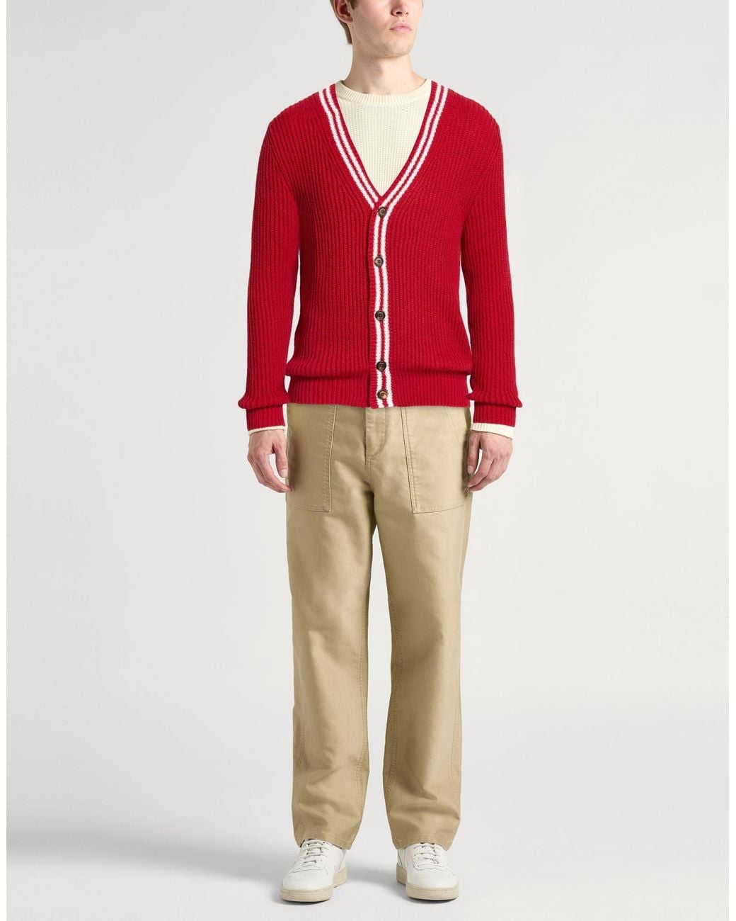 Eleventy Red Cardigans for men