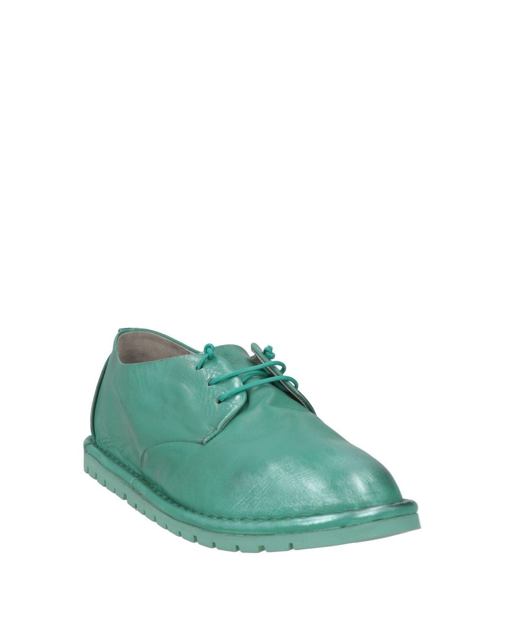 Marsèll Green Lace-Up Shoes Calfskin