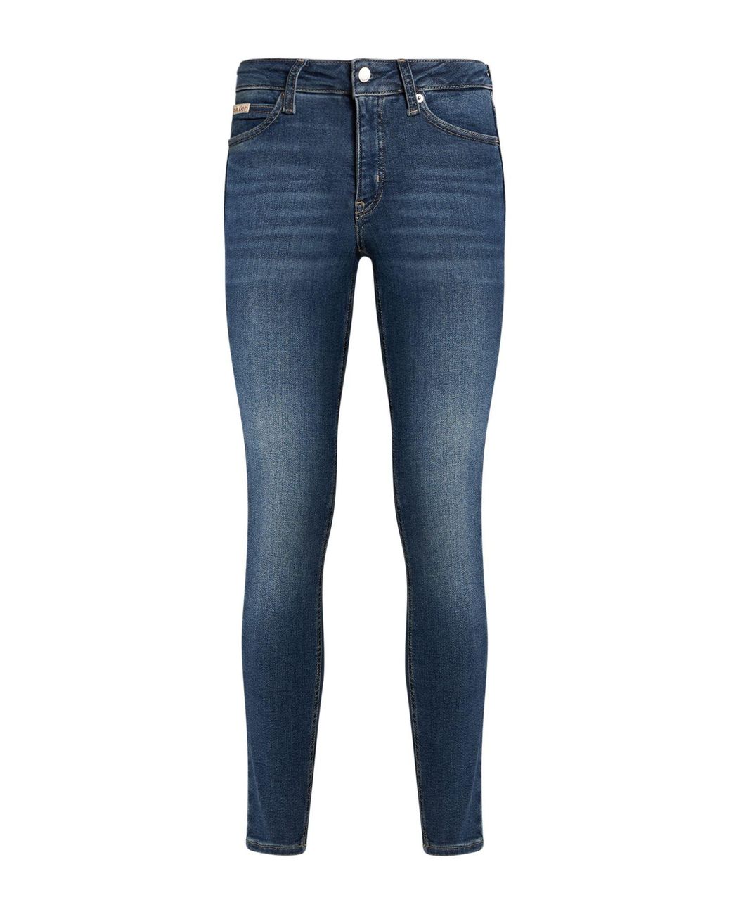Calvin Klein Blue Jeans Cotton, Elastomultiester, Elastane