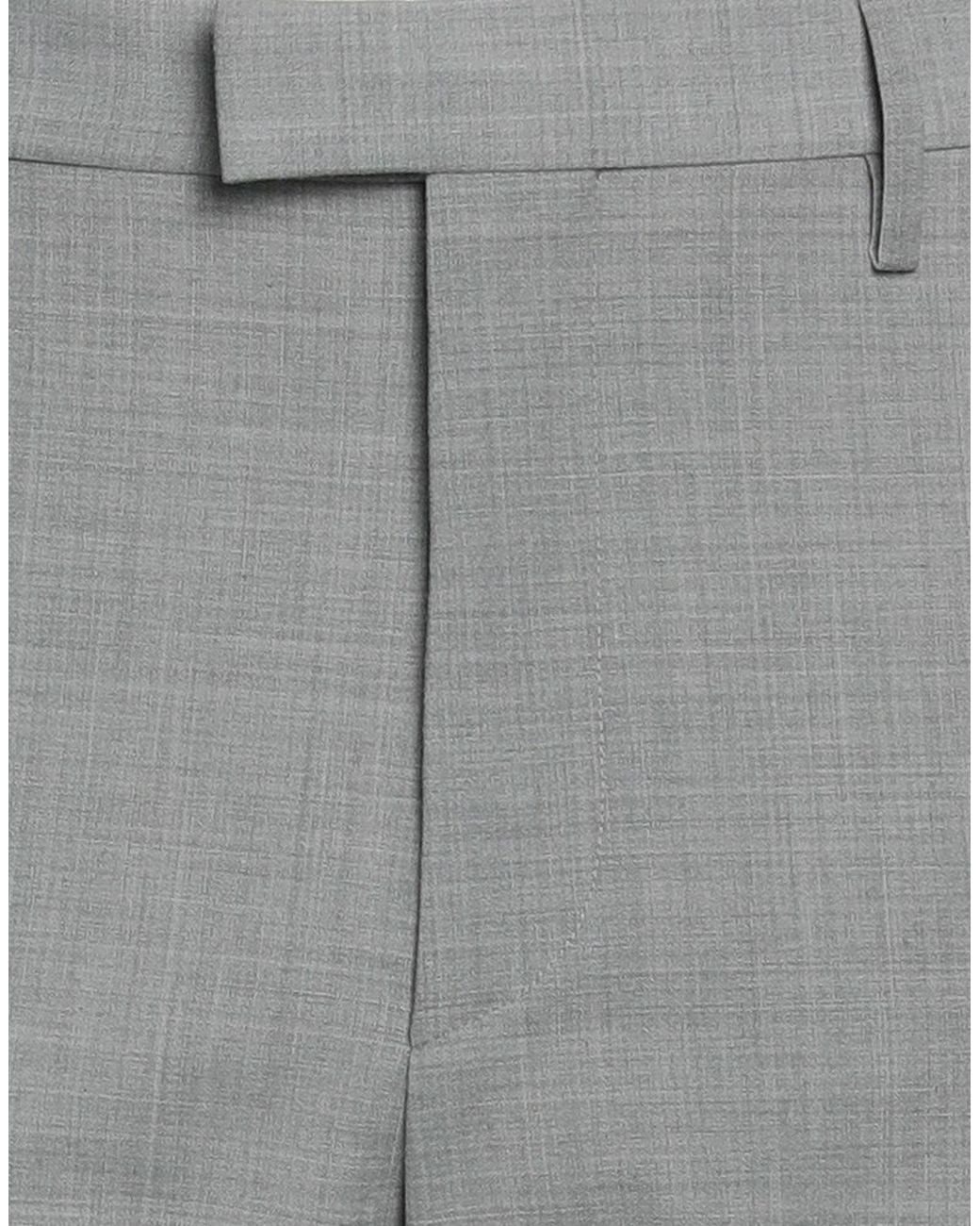 Liu Jo Gray Pants Polyester, Virgin Wool, Elastane for men