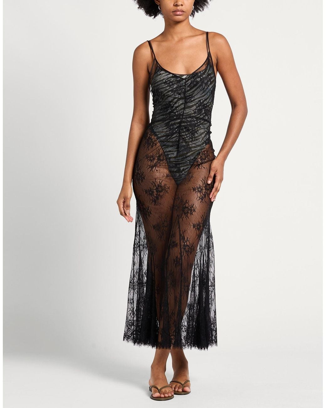 Vestido Largo JACQUES WEI de color Black