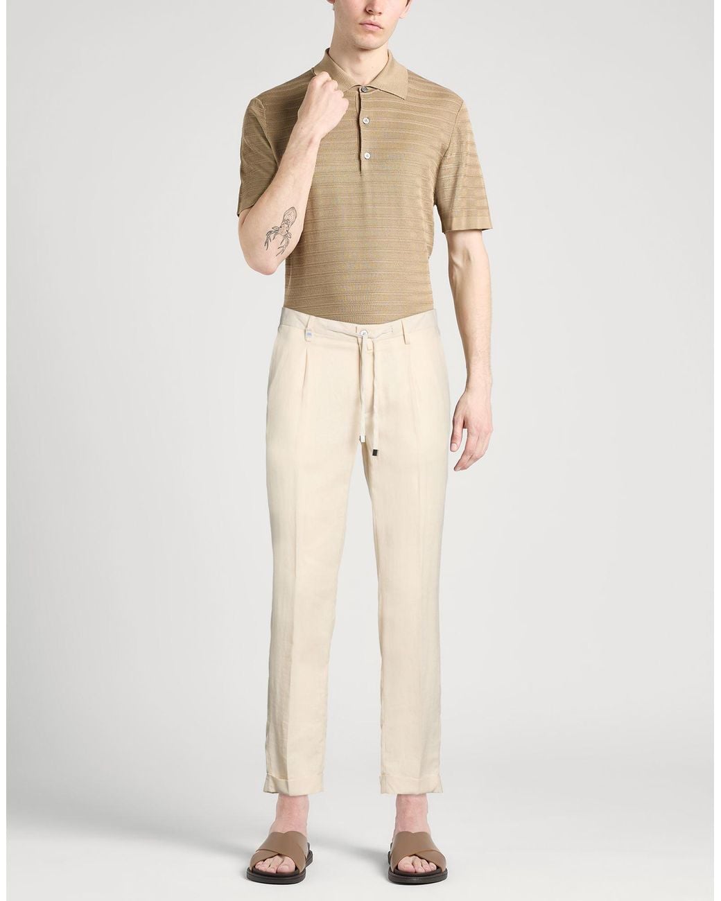 Barbati Natural Trouser for men