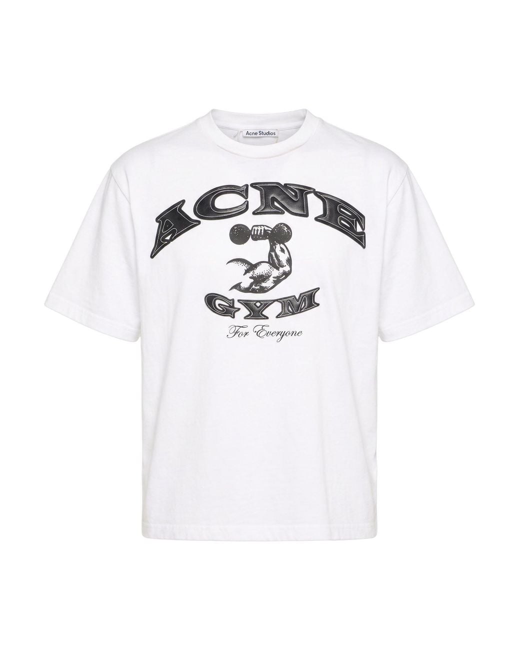 Acne White T-Shirt Cotton