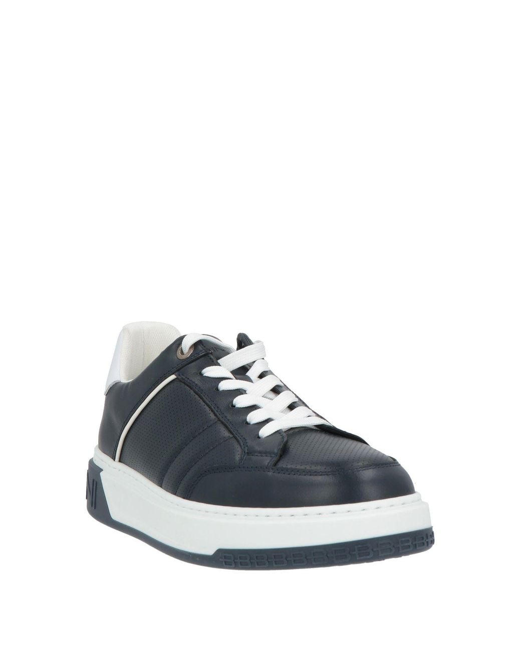 Baldinini Blue Midnight Sneakers Calfskin for men