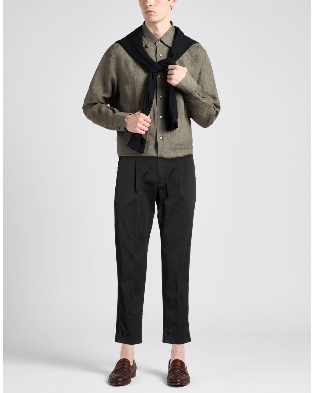PT Torino Black Pants for men