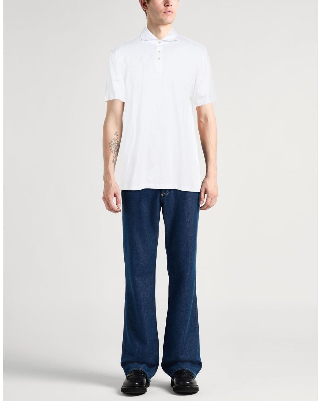 Boglioli White Polo Shirts for men