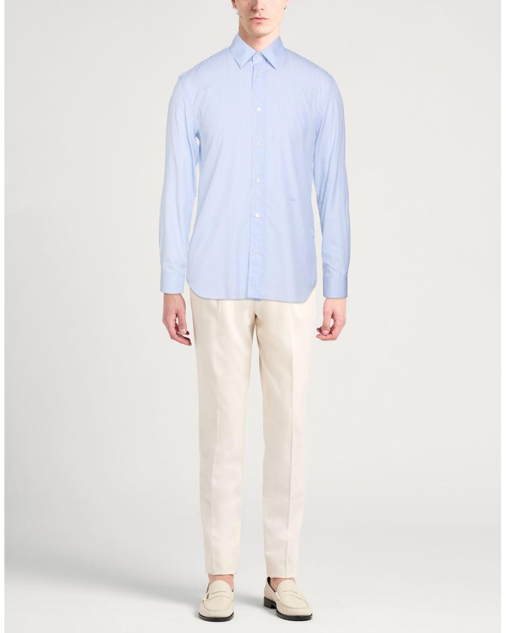 Dior Blue Sky Shirt Cotton, Polyester for men