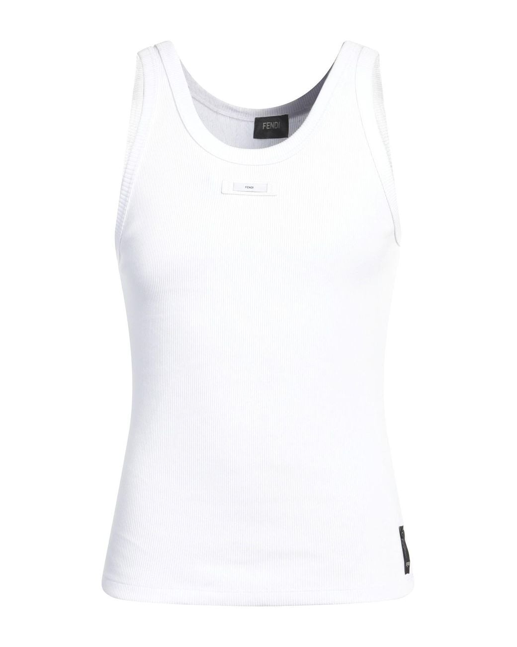 Fendi Tank Top in White for Men | Lyst