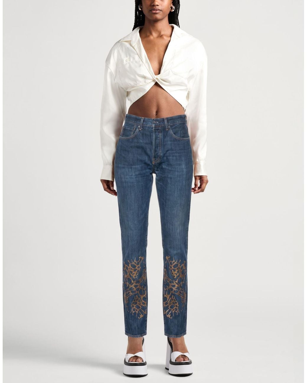 5 PROGRESS Blue Jeans Cotton, Elastane