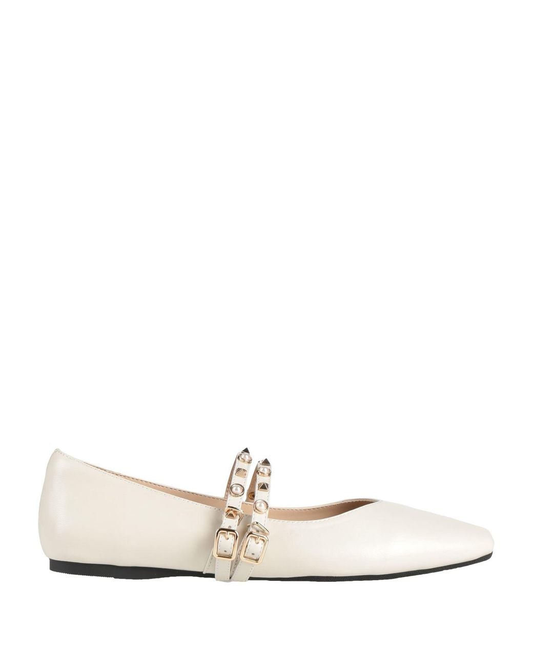 Steve Madden White Ballet Flats