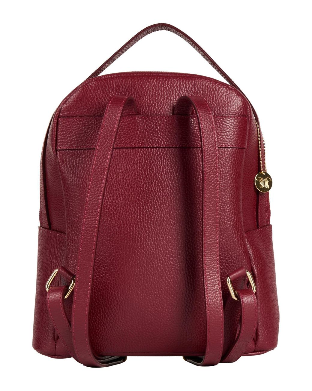 Laura Di Maggio Red Burgundy Backpack Leather