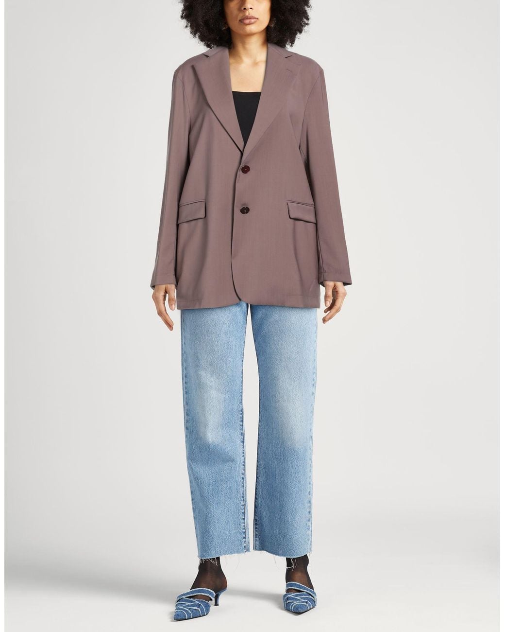 Barena Brown Light Blazer Virgin Wool