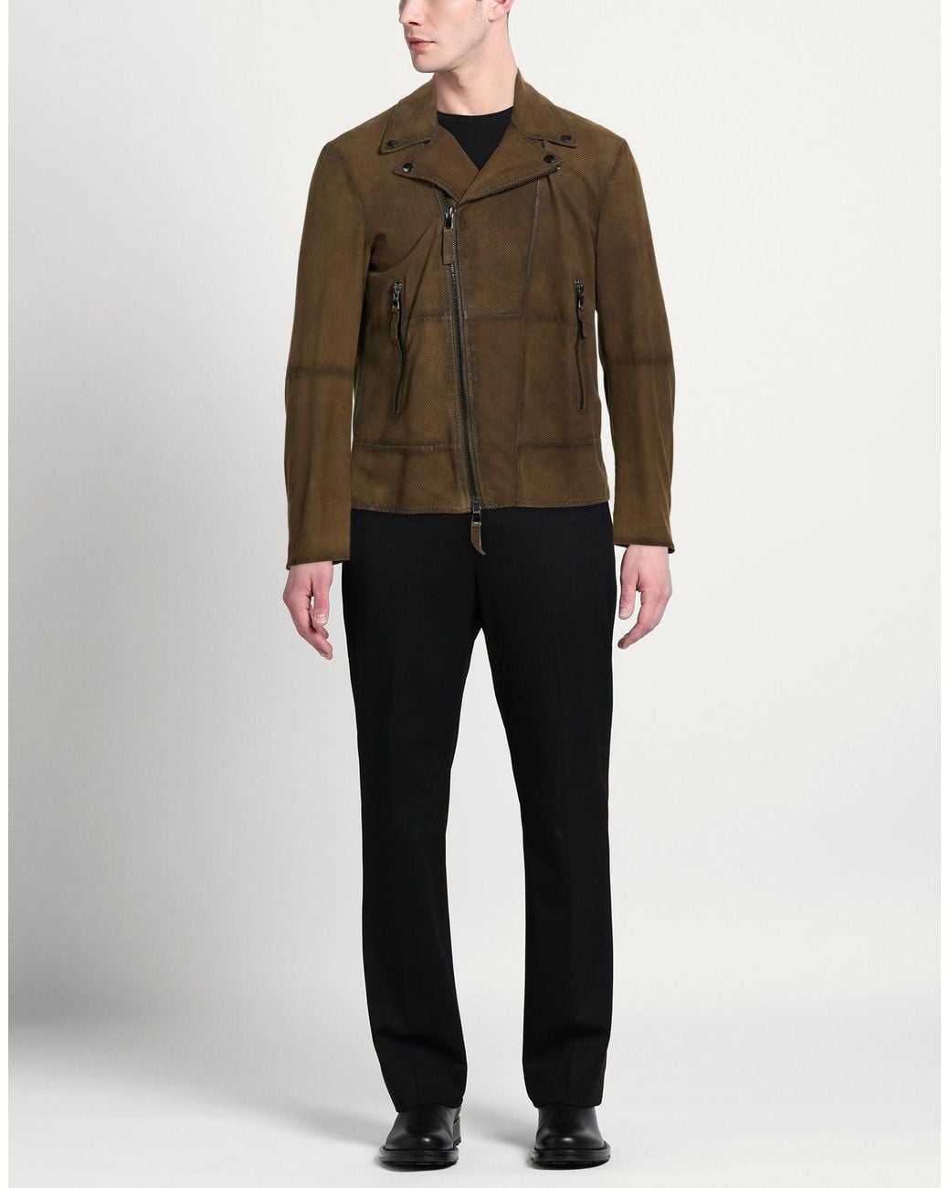 Bully Brown Jacket Leather for men