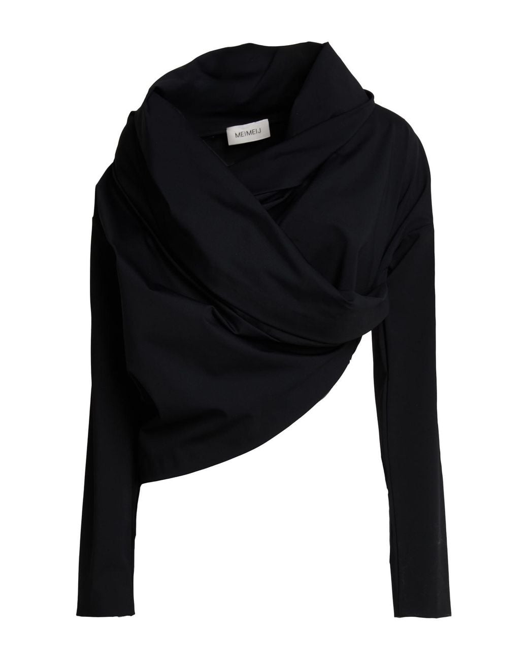Top MEIMEIJ de color Black