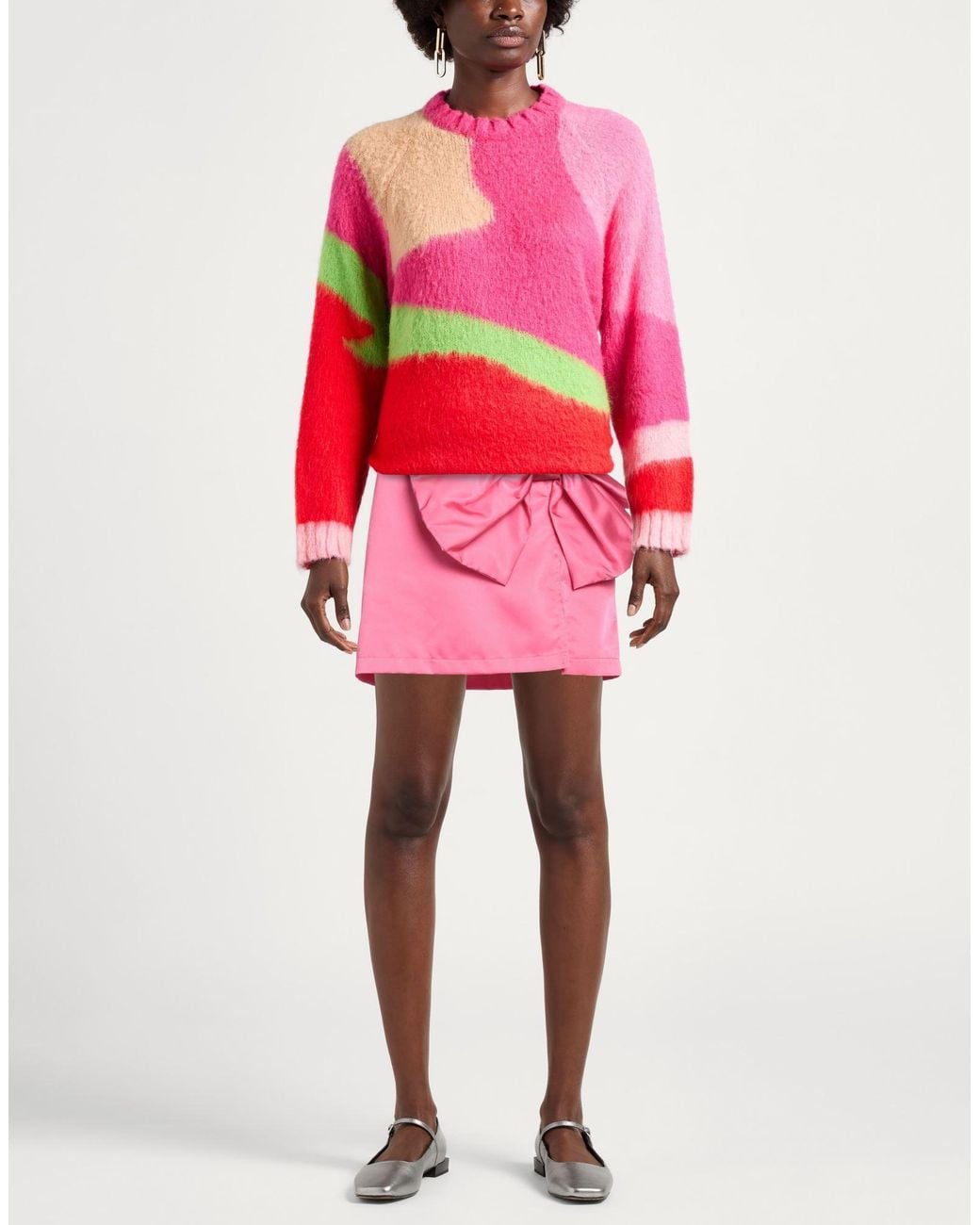 Gaelle Paris Pink Mini Skirt Polyester