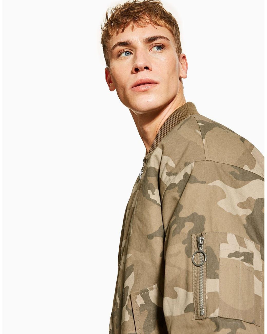 topman camo jacket