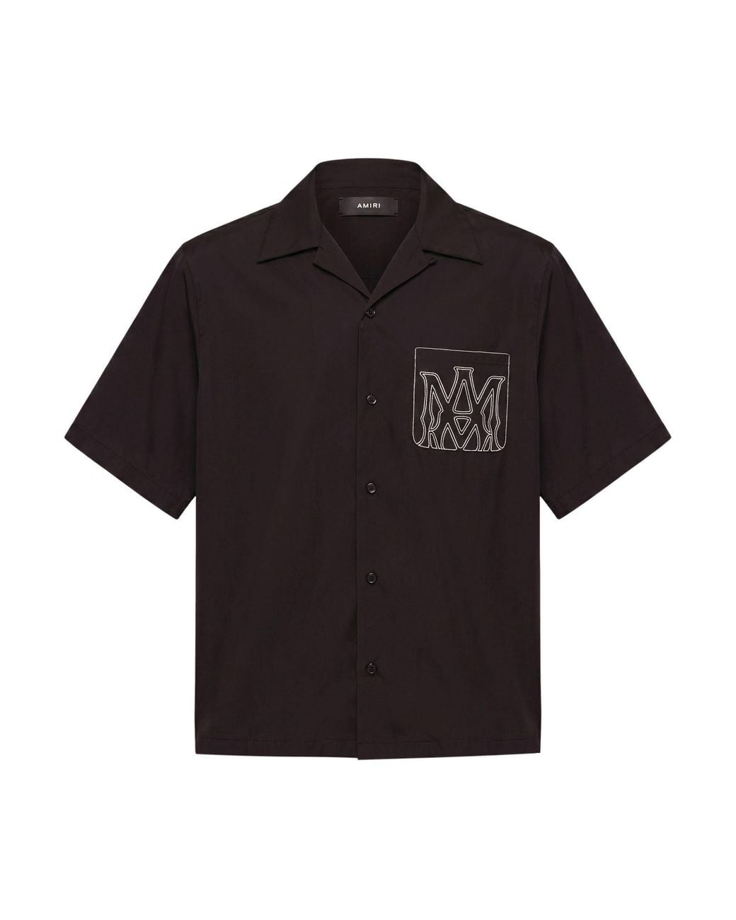 Amiri Black Shirt Modal, Polyester for men