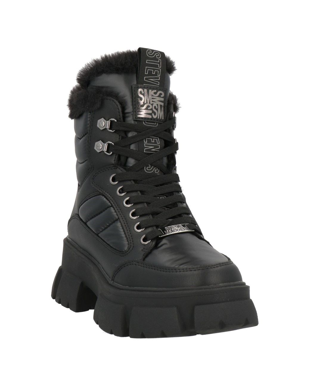 Steve Madden Black Ankle Boots