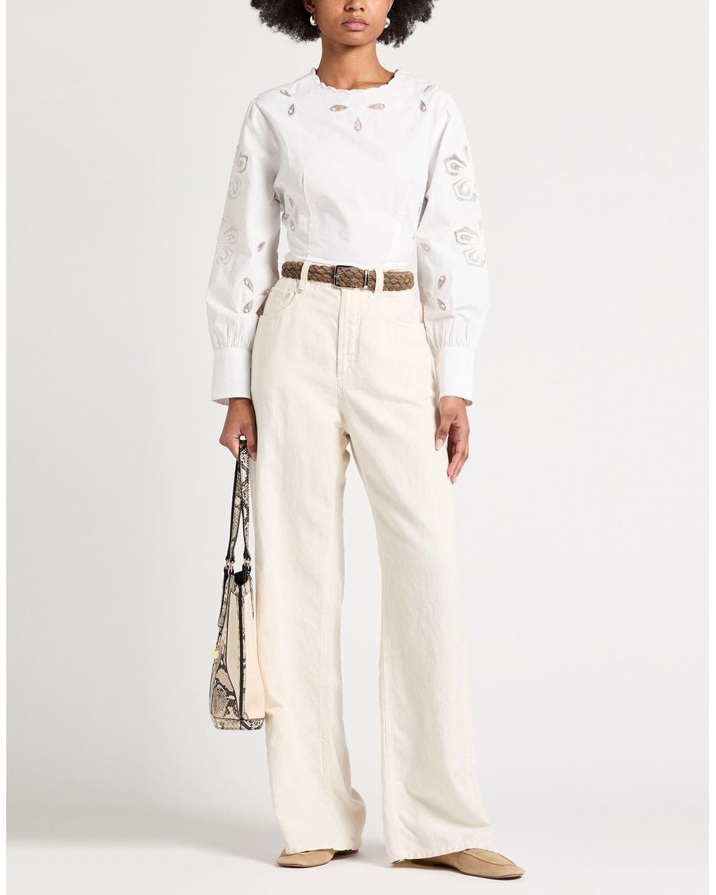 Top di Sandro in White