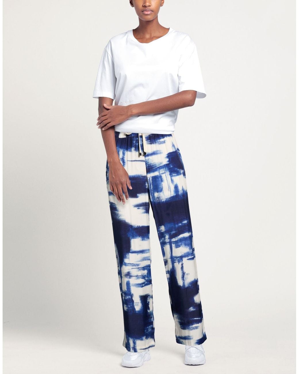Brian Dales Blue Pants Viscose