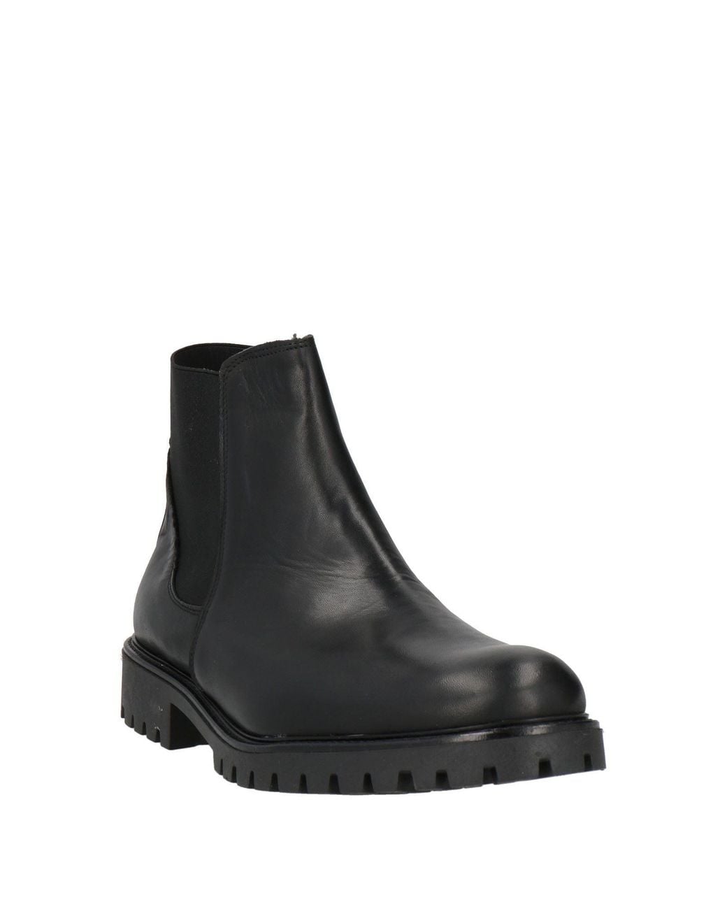 Calpierre Black Ankle Boots Leather for men