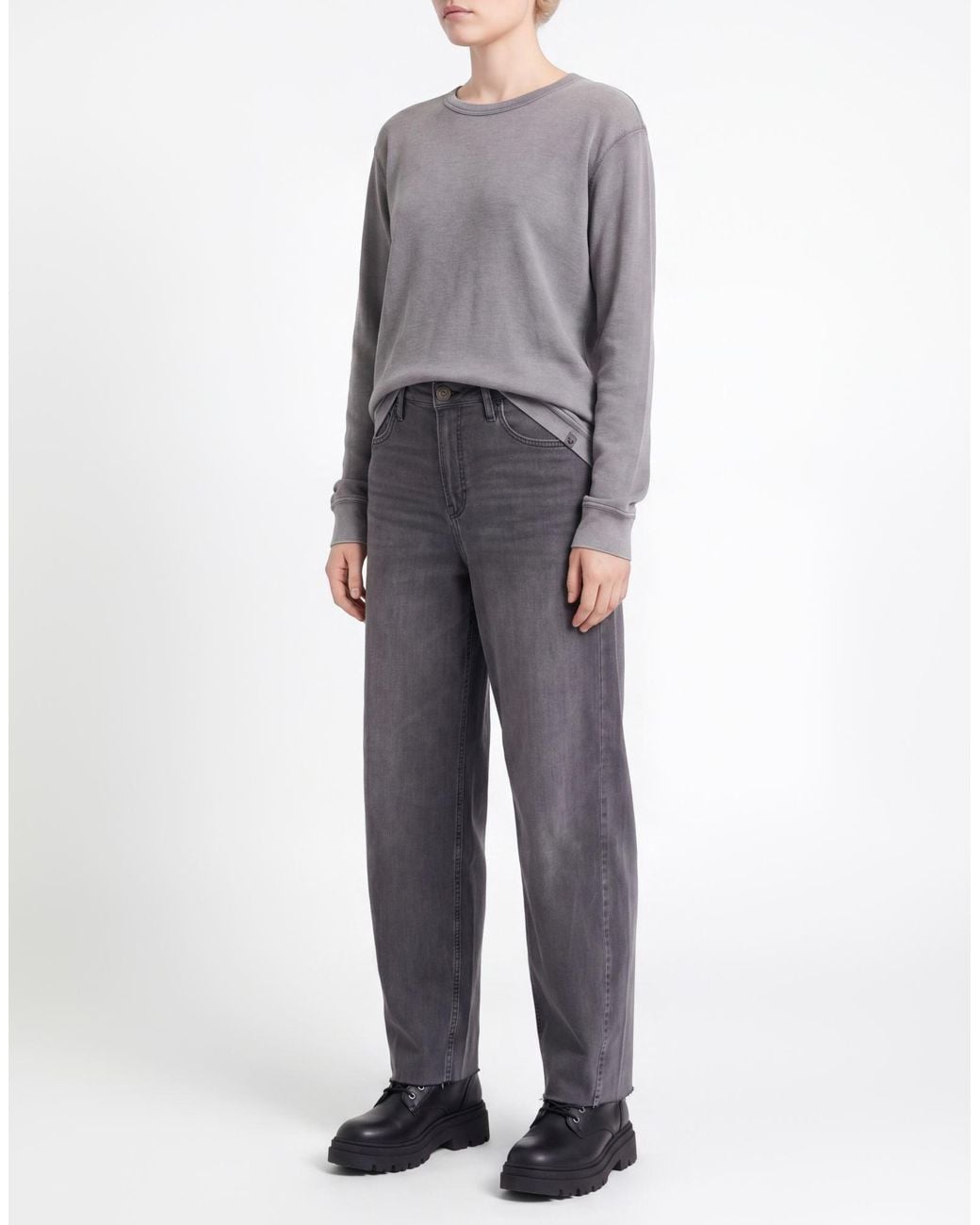 True Religion Gray Jeans Cotton, Polyester, Modal, Elastane