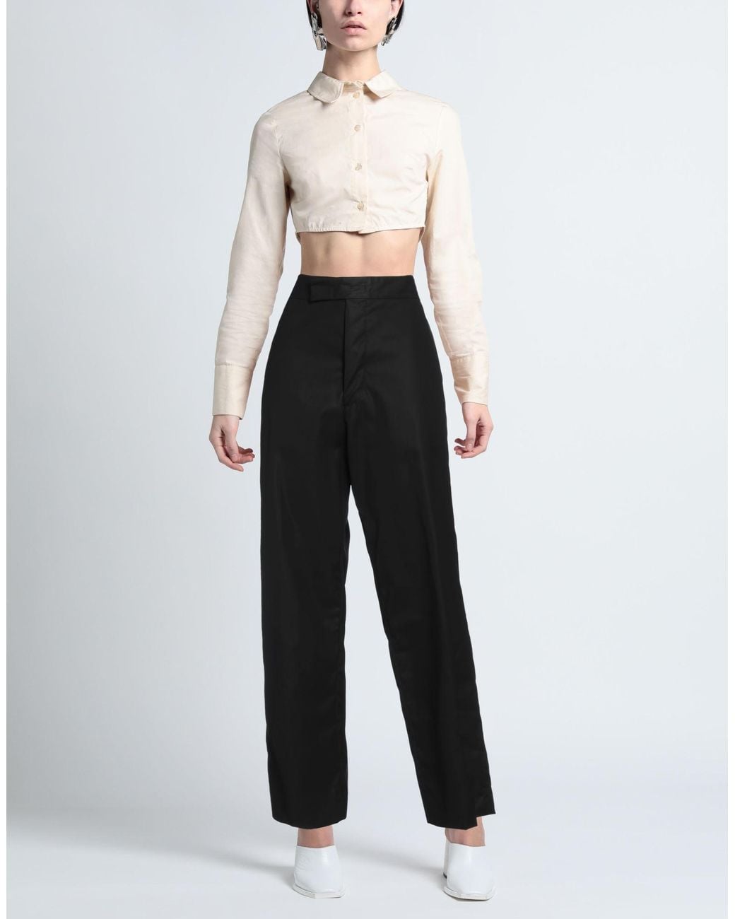 SAPIO Black Pants Cotton