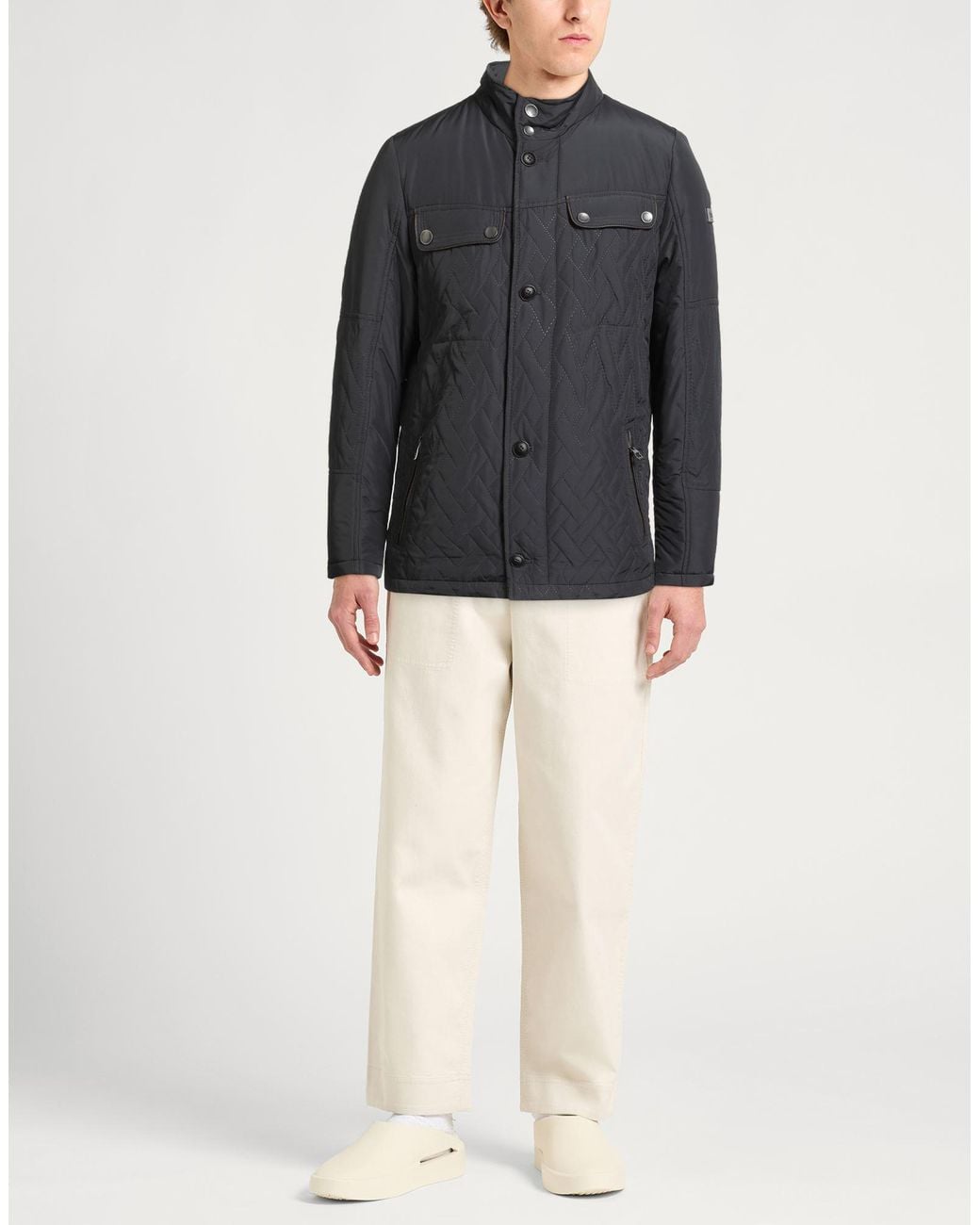 Bugatti Black Puffer Polyester for men