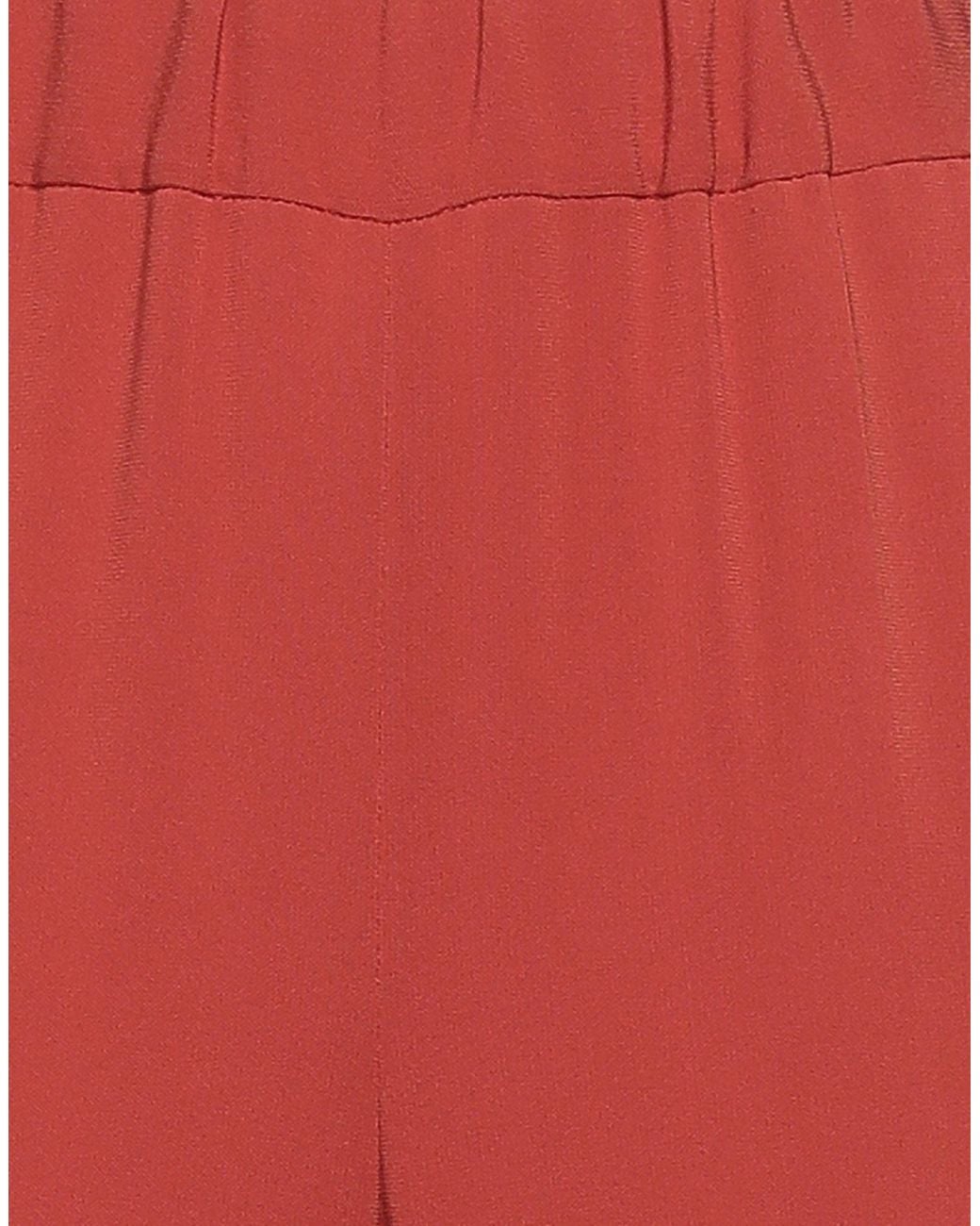 Alberto Biani Red Trouser