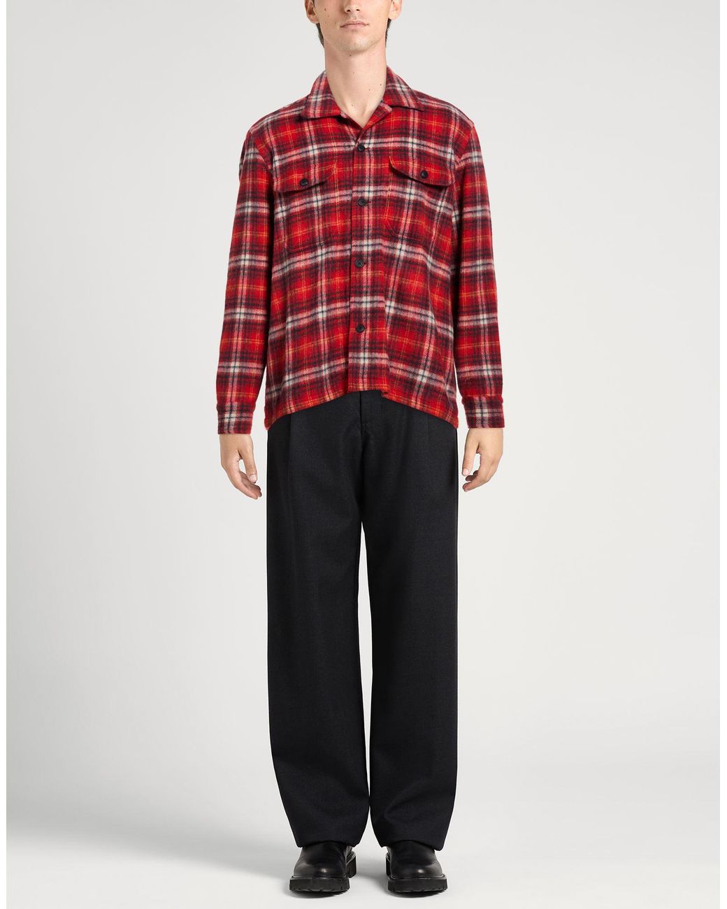 Salvatore Piccolo Red Shirt for men
