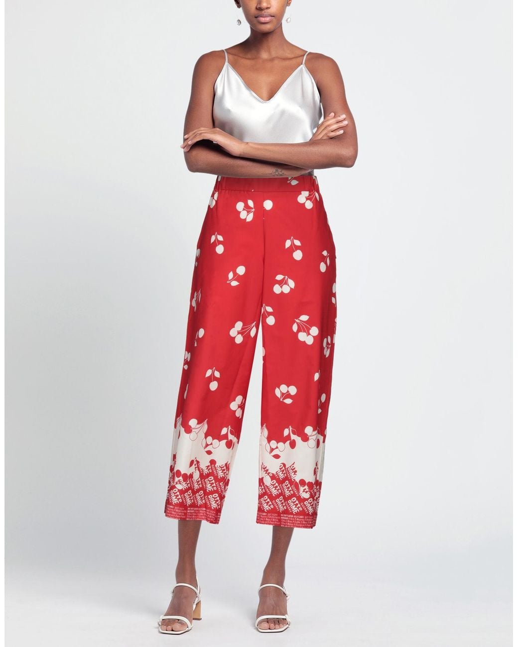 Ottod'Ame Red Trouser