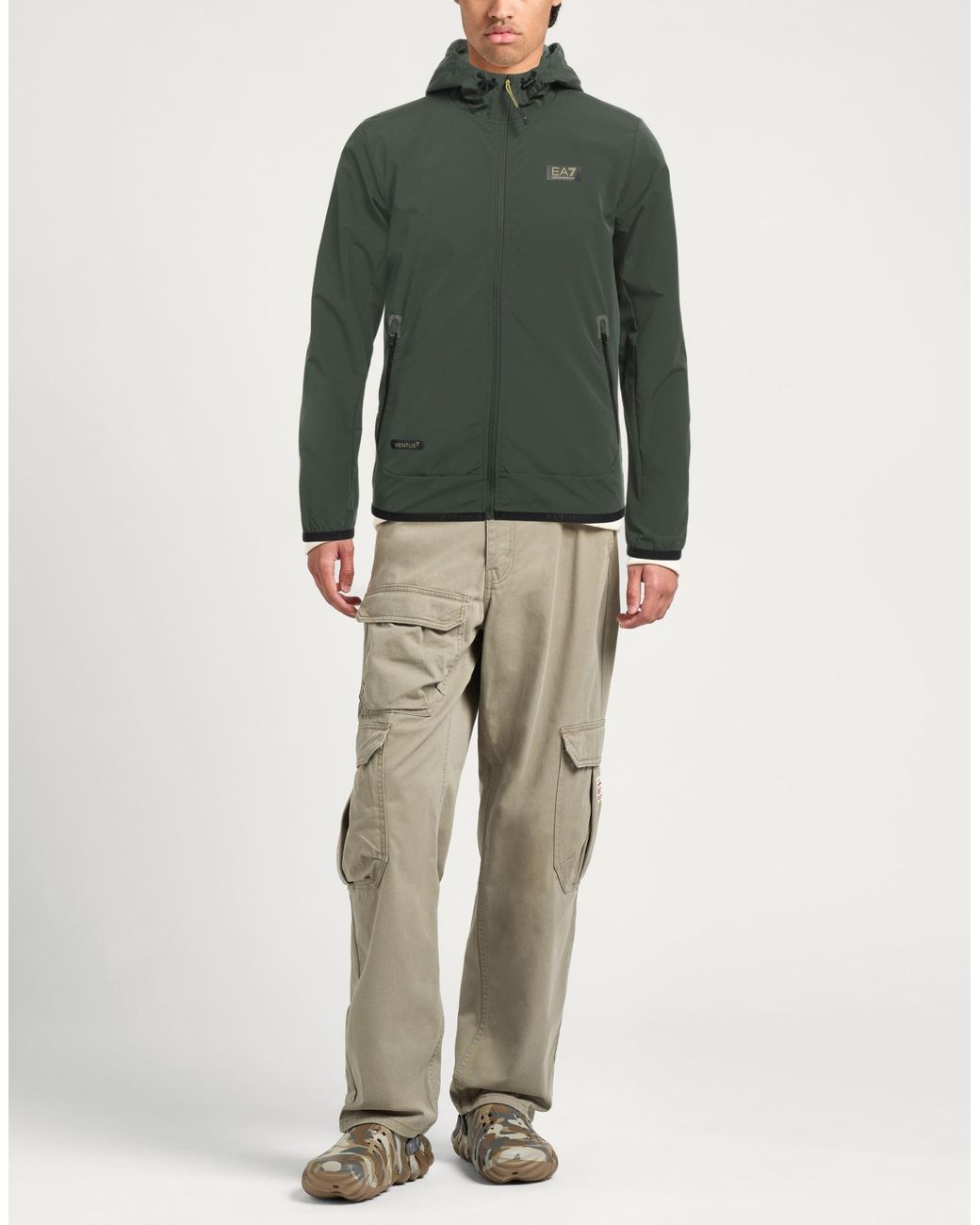 EA7 Green Jacket for men