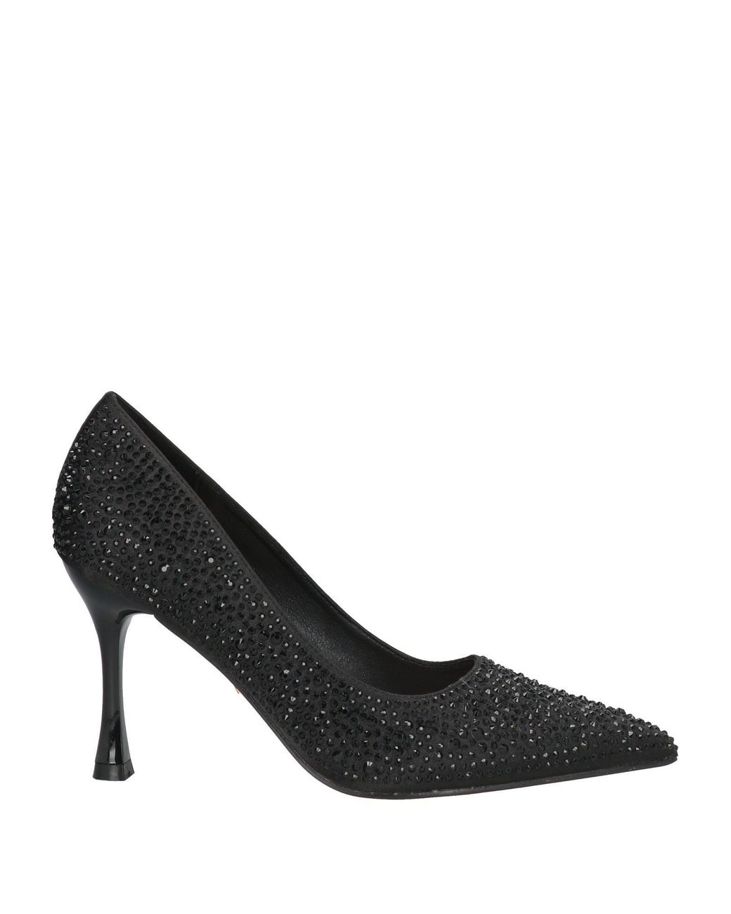 Twenty Four Haitch Black Pumps
