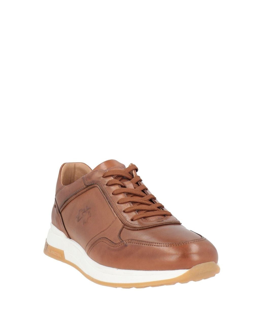 La Martina Brown Sneakers Leather for men