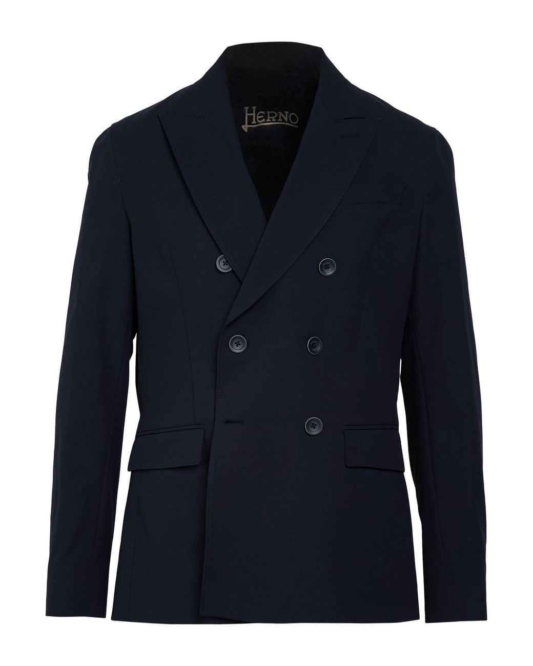 Herno Blue Blazer Polyester for men