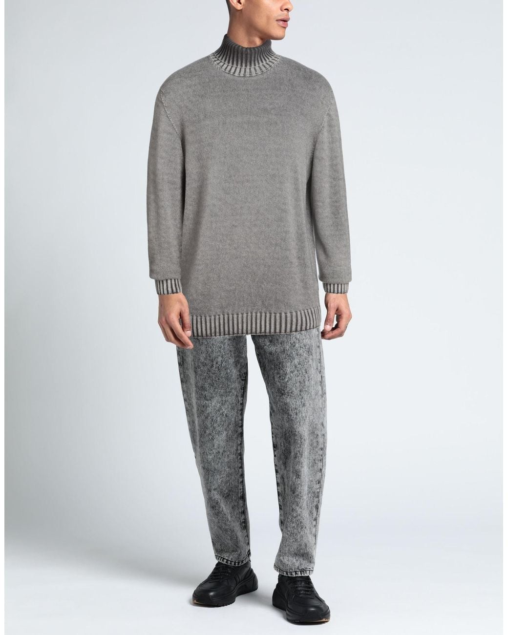 Heritage Gray Turtleneck for men