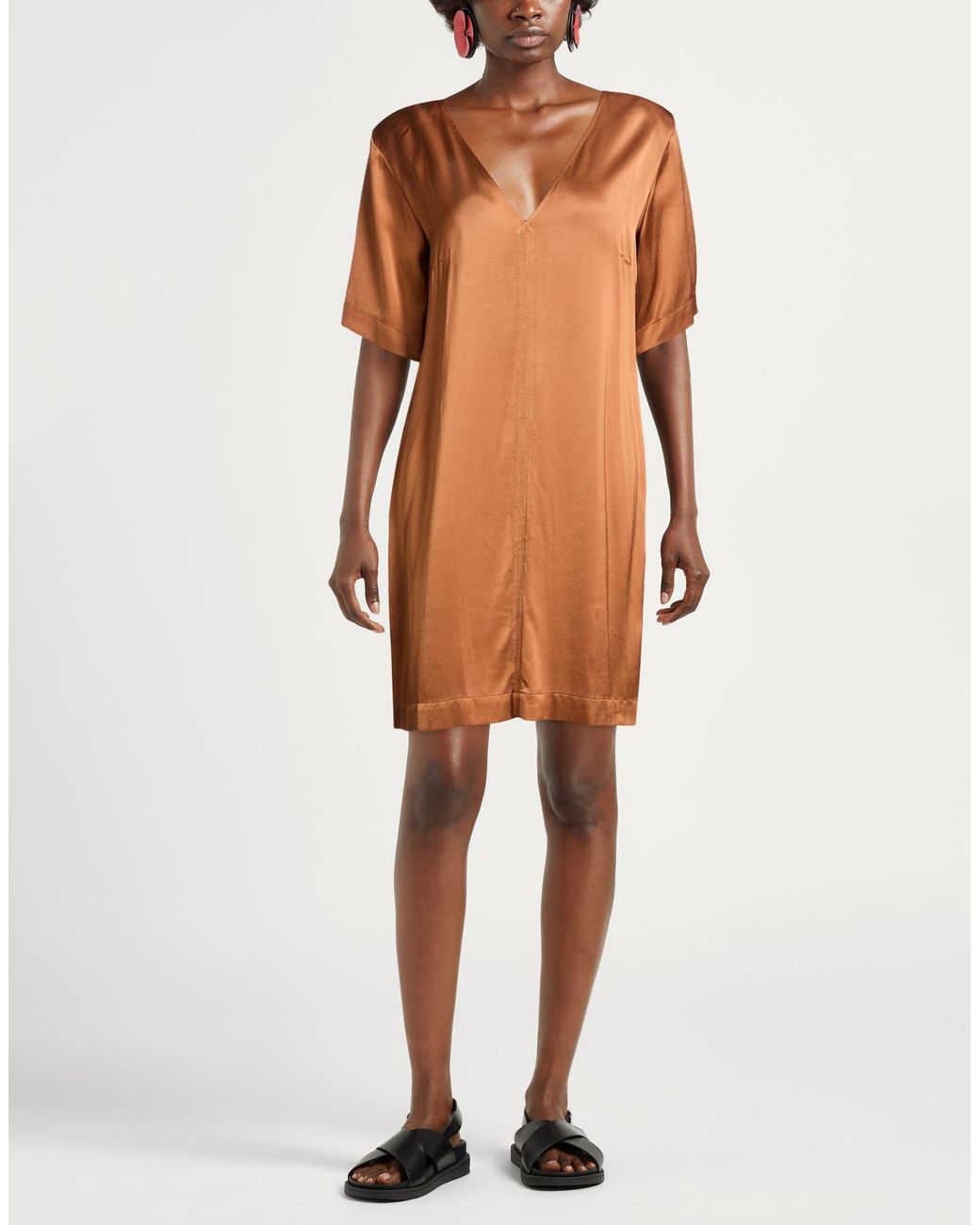 Ottod'Ame Brown Mini Dress