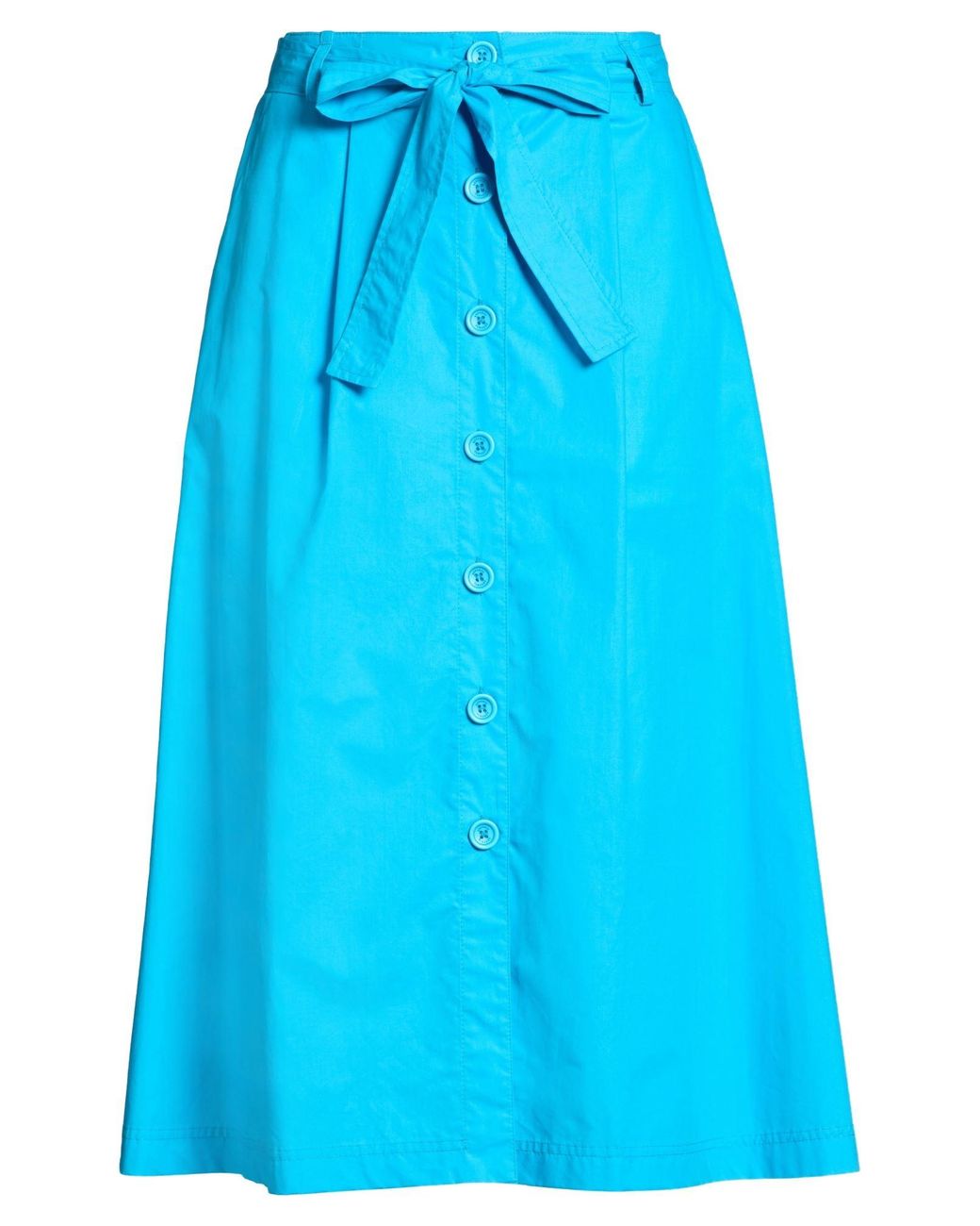 SEVENTY VENEZIA Blue Midi Skirts